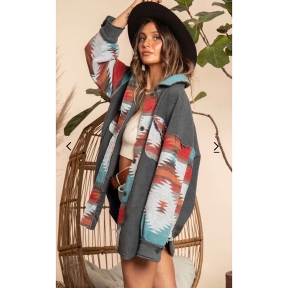 Aztec Sherpa Jacket - Small - NWT - Picture 3 of 6